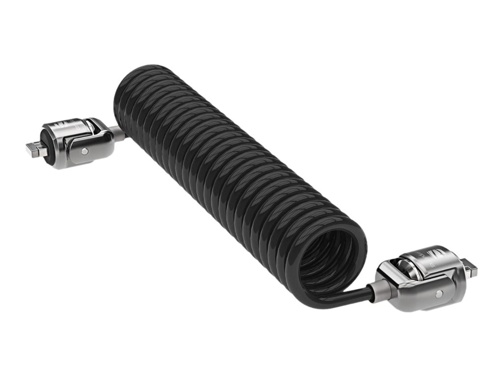 Compulocks Dual Head Coiled Cable Keyed Lock Sikkerhedskabelslås