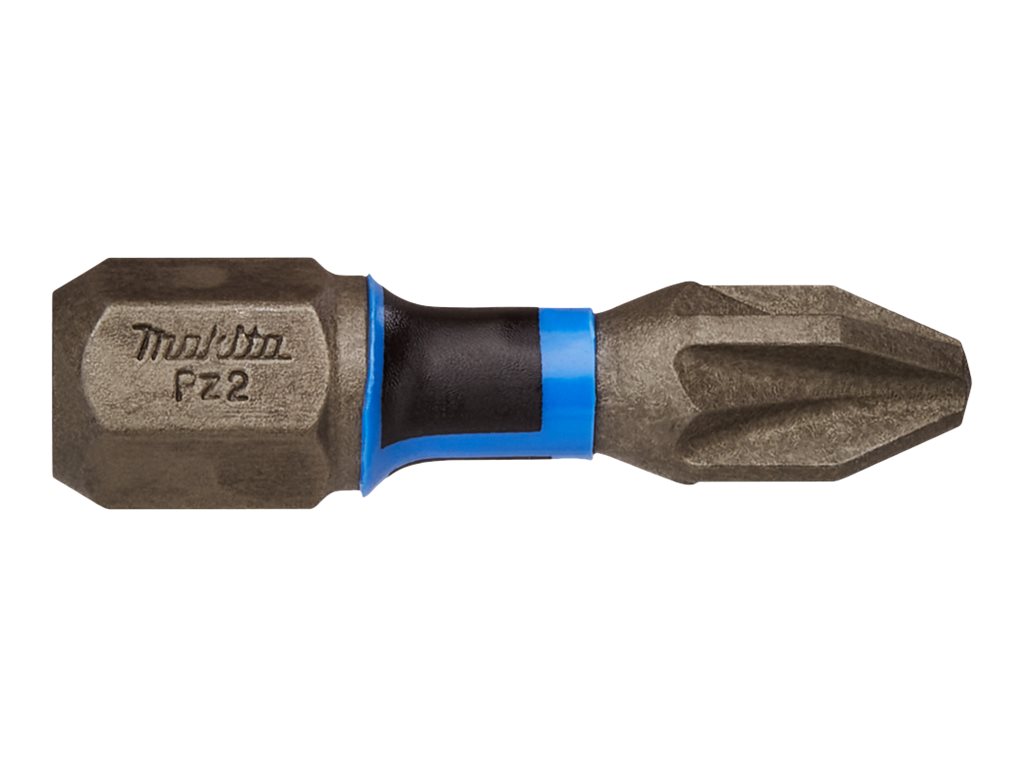 Makita Impact Premier - Stødskruetrækkerbit - 2 stykker - pozidriv - PZ2 - sekskantet - længde: 25 mm