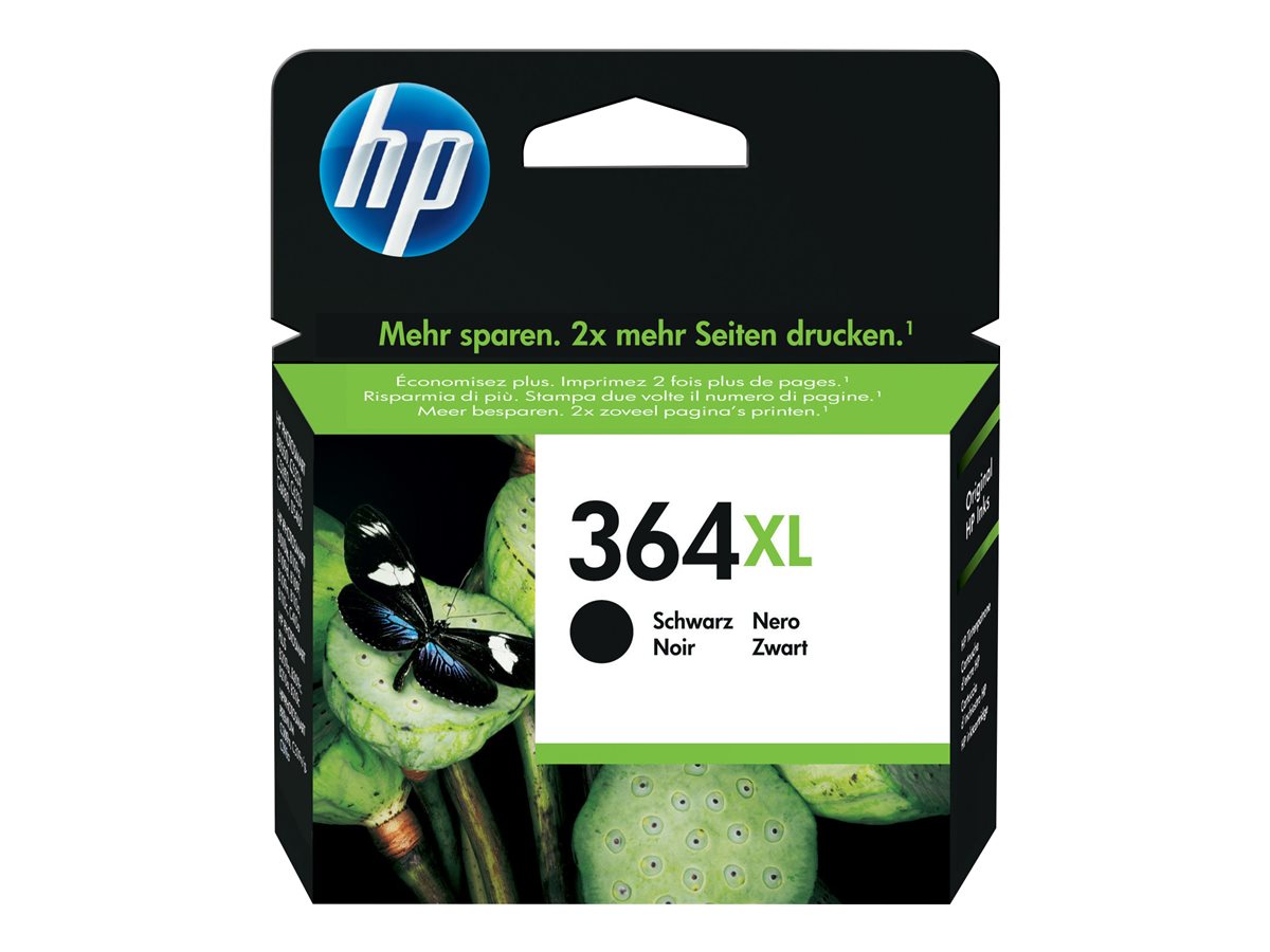 HP 364XL Sort 550 sider Blæk CN684EE#301