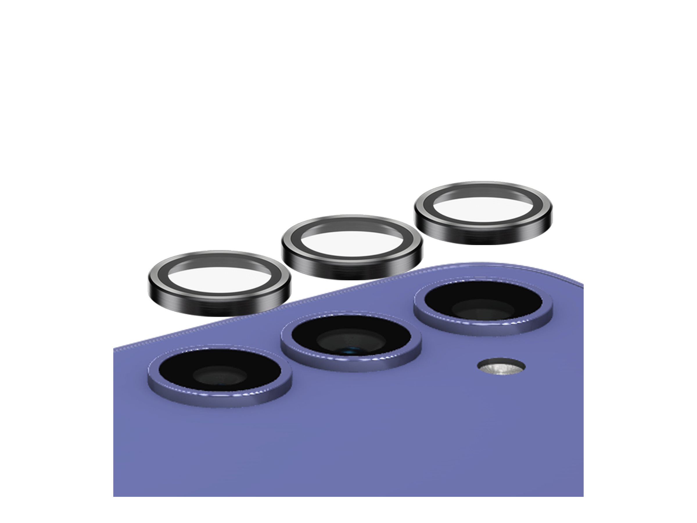 PanzerGlass Hoops - Objektiv beskyttelse for mobiltelefon - sort - for Samsung Galaxy A35