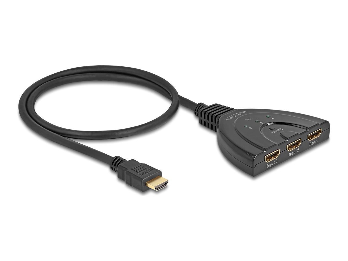 Delock HDMI-opdeler 60cm Sort