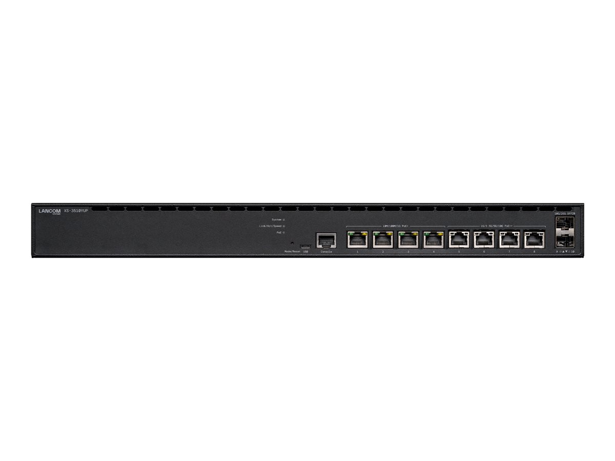 LANCOM XS-3510YUP Switch 10-porte Gigabit Ethernet / 10 Gigabit Ethernet / 25 Gigabit Ethernet PoE++ billede