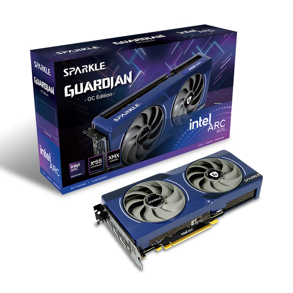 Sparkle Arc B570 Guardian OC - 10GB GDDR6 RAM - Grafikkort
