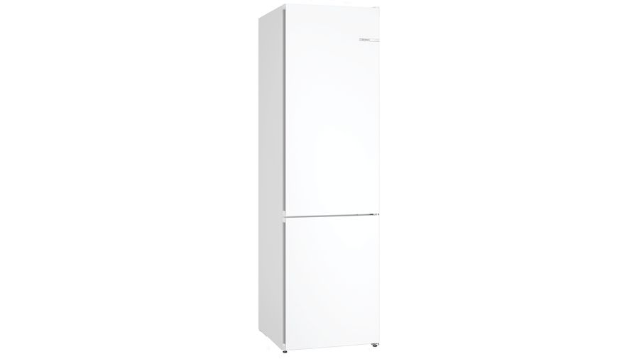 Bosch Serie | 4 KGN392WDF - Køleskab/fryser - bund-fryser - bredde: 60 cm - dybde: 66.5 cm - højde: 203 cm - 363 liter - Klasse D - hvid
