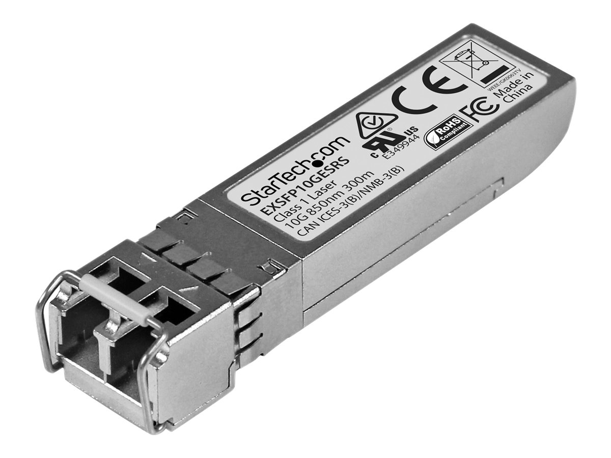 StarTech.com Juniper EX-SFP-10GE-SR Compatible SFP Module, 10GBASE-SR, 10GbE Multimode Fiber MMF Optic Transceiver, 10GE SFP , LC Connector, 300m,