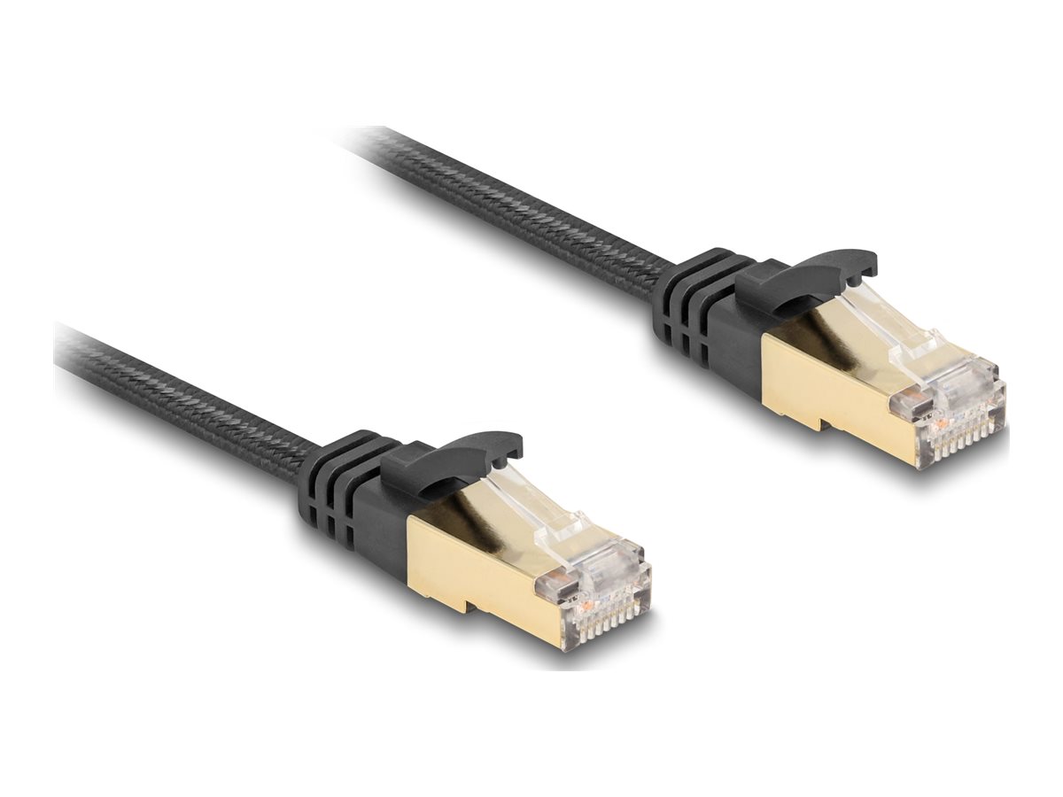 DeLOCK CAT 6a S/FTP 10m Patchkabel Sort