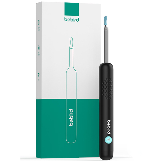 Bebird R1+ Black | Otoskop med ørerensningskamera | 1080p, 180mAh