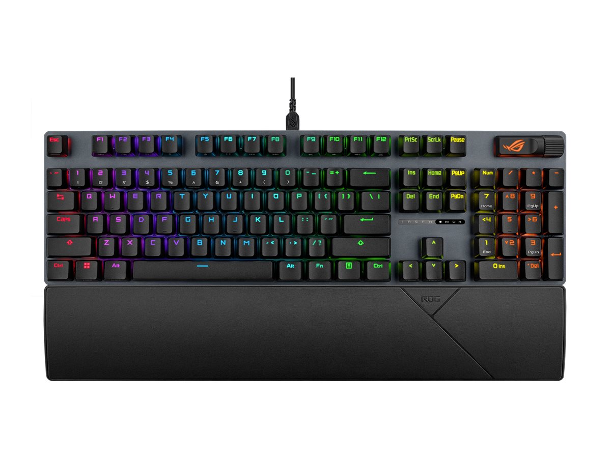 ASUS ROG Strix Scope II X Full Size - Gaming Tastatur - Nordisk - Sort