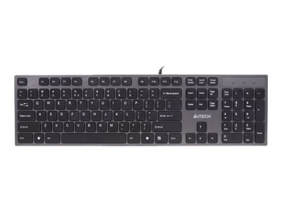 A4Tech KV-300H - Tastatur - Amerikansk engelsk - Grå