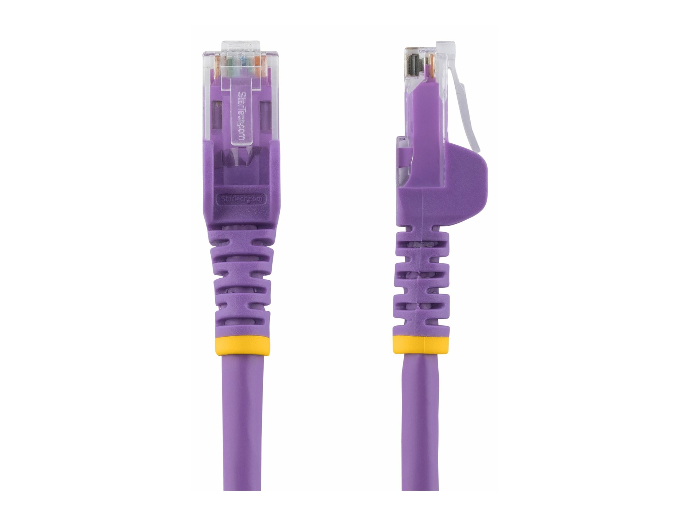 StarTech.com 1.5m CAT6 Cable - Purple Snagless CAT 6 Wire - 100W RJ45 UTP 650MHz Category 6 Network Patch Cord UL/TIA (N6PATC150CMPL) CAT 6 Ikke