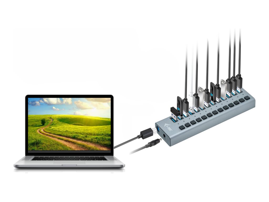 I-Tec USB 3.0 Charging HUB - 13-Port - 60W USB hub - 13 ports - Grå