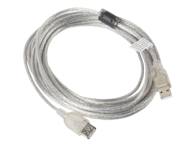 Lanberg USB forlængerkabel 5m Transparent