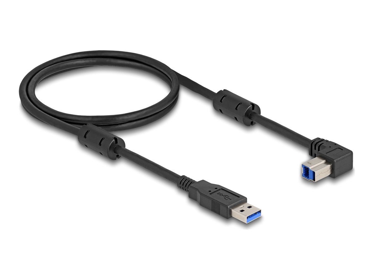 DeLOCK USB 3.0 USB-kabel 1m Sort