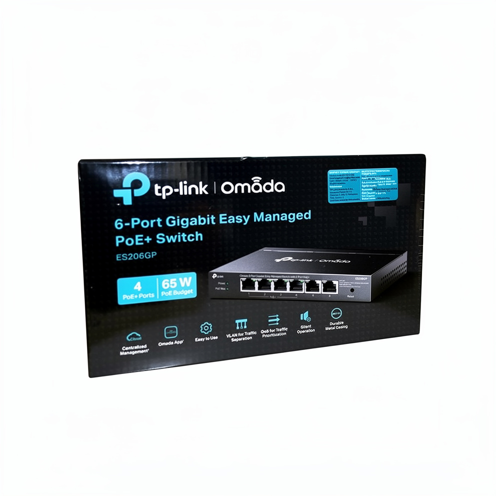 TP-Link Omada 6-porte Gigabit Ethernet PoE+