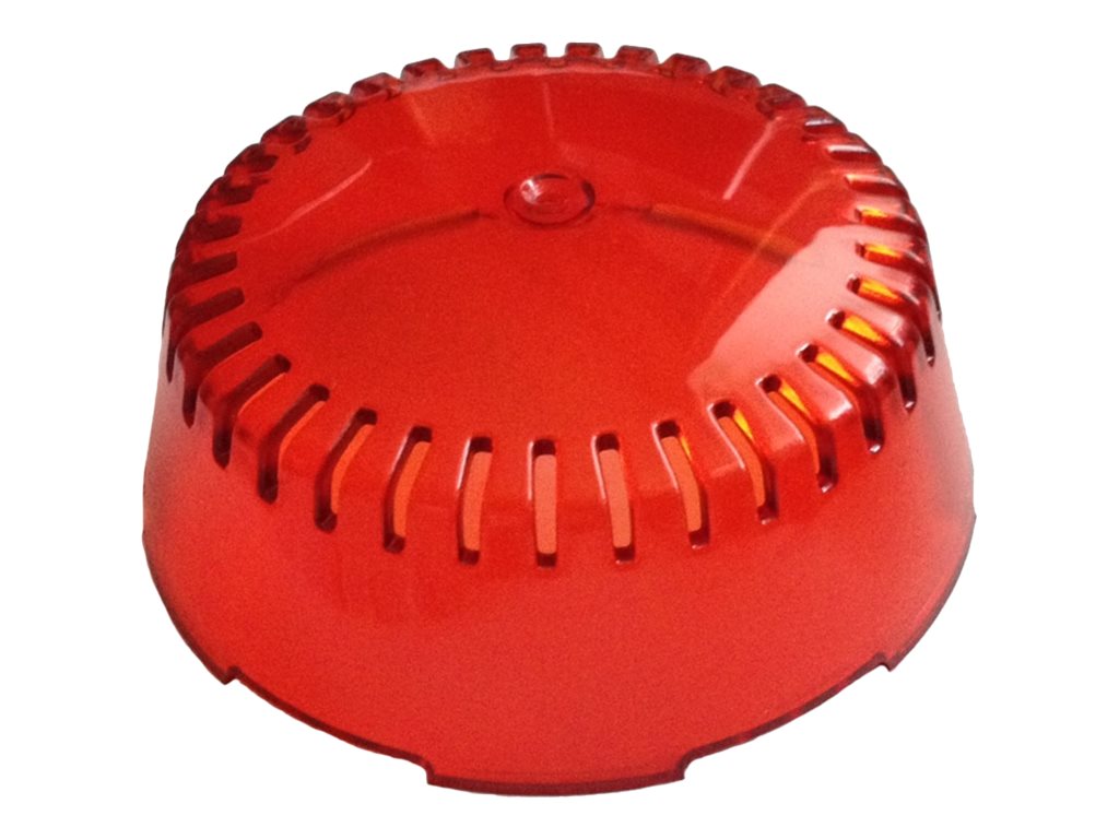 Algo X128R - Strobe lysdæksel for visuel ringelys - rød - for Algo 1128B Analog LED Strobe Light, 1128R Analog LED Strobe Light, 8128 SIP Strobe Light