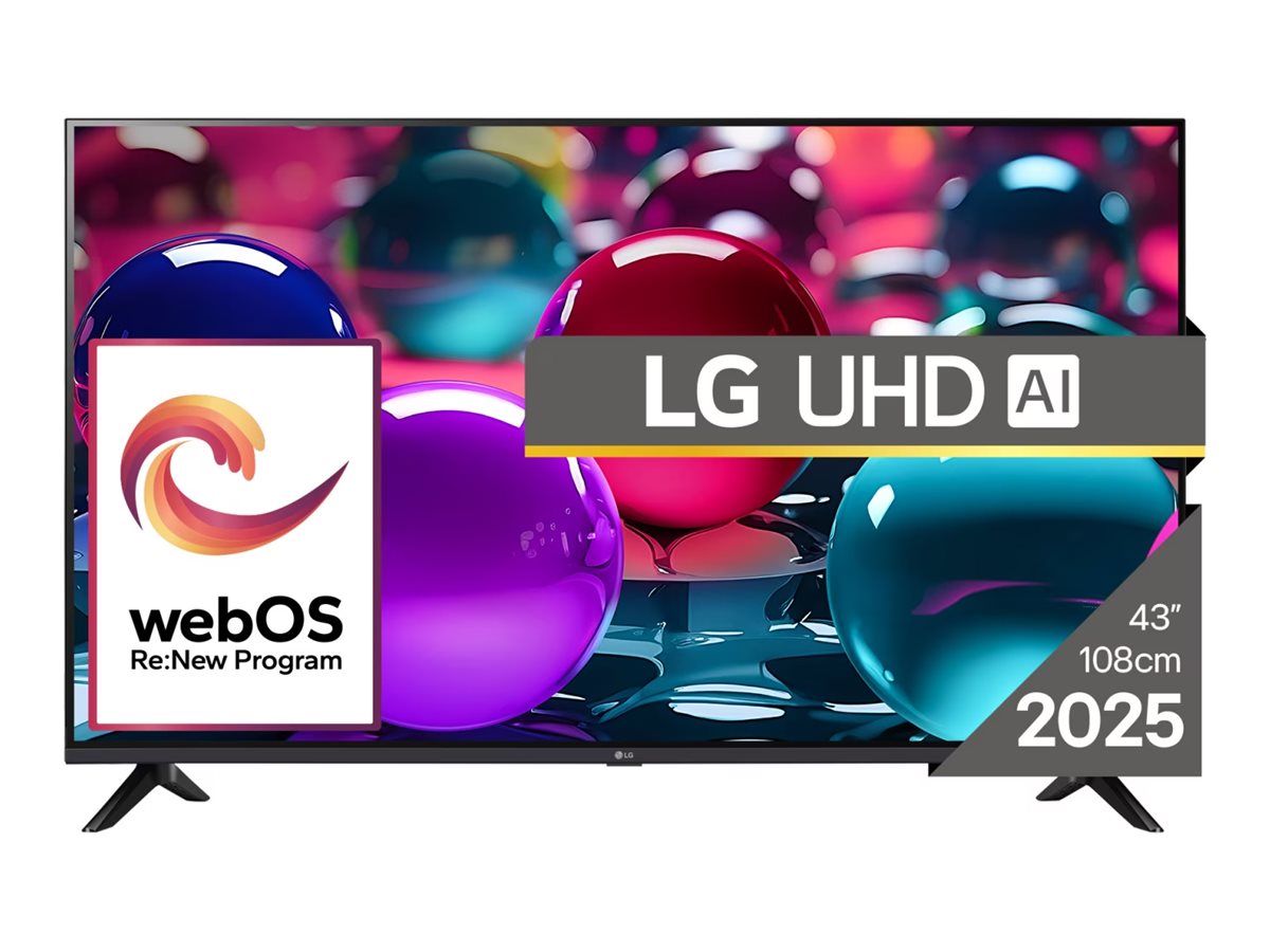 LG UHD AI 43UA73003LA TV 43" 4K Ultra HD Sort
