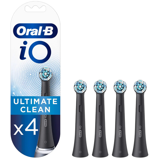 Tandbørstehoveder Oral-B iO Ultimate Clean - sort (8 stk.)