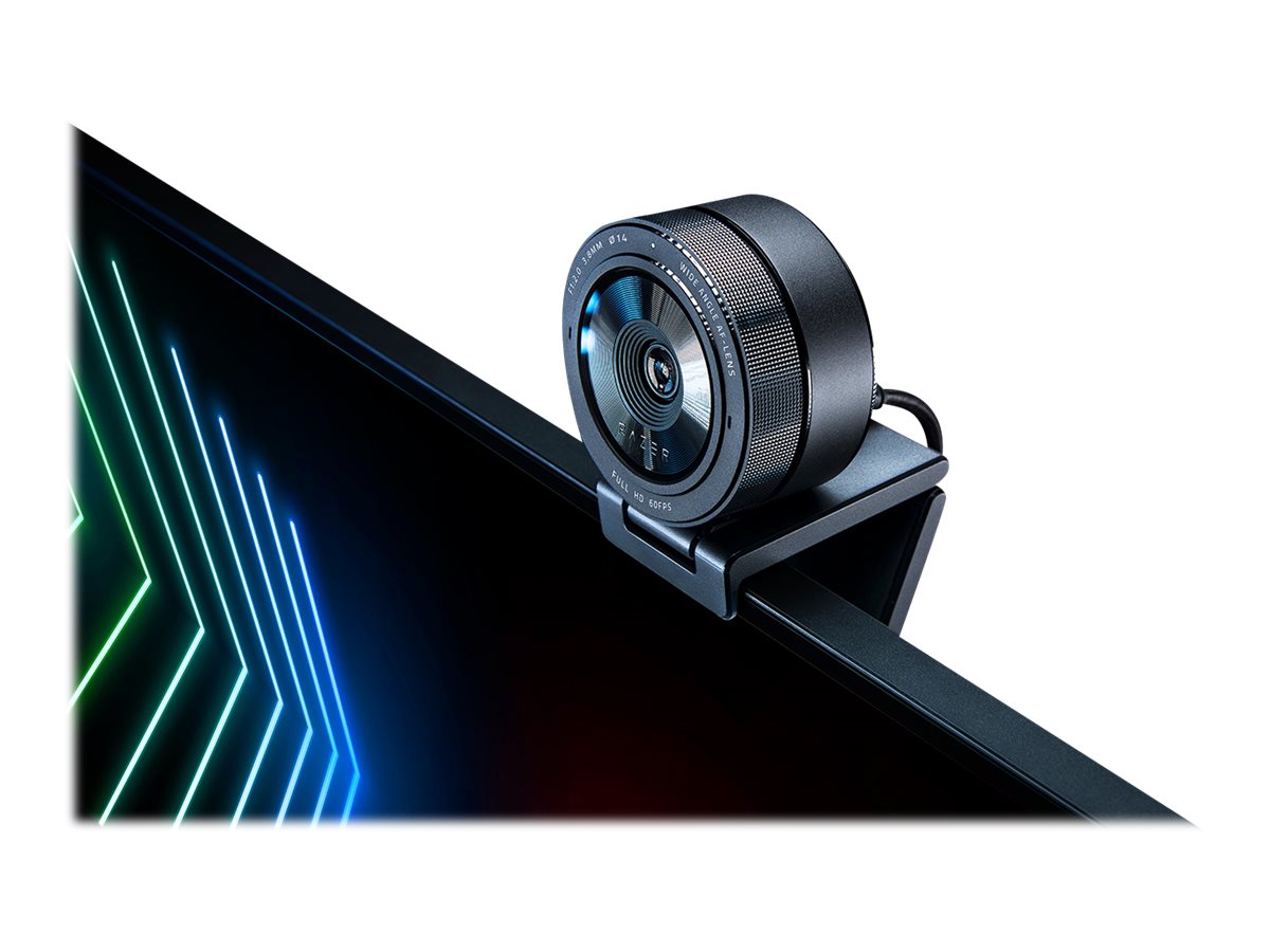 Razer | Kiyo Pro - Webcam - Farve - 2,1 MP - 1920 x 1080 - Audio - USB 3.0 - H.264