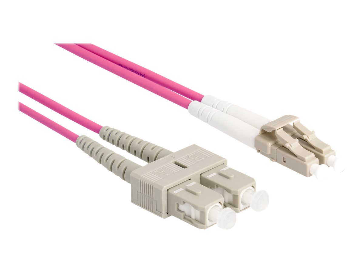 DeLOCK Netværkskabel Fiberoptik OM4 1m