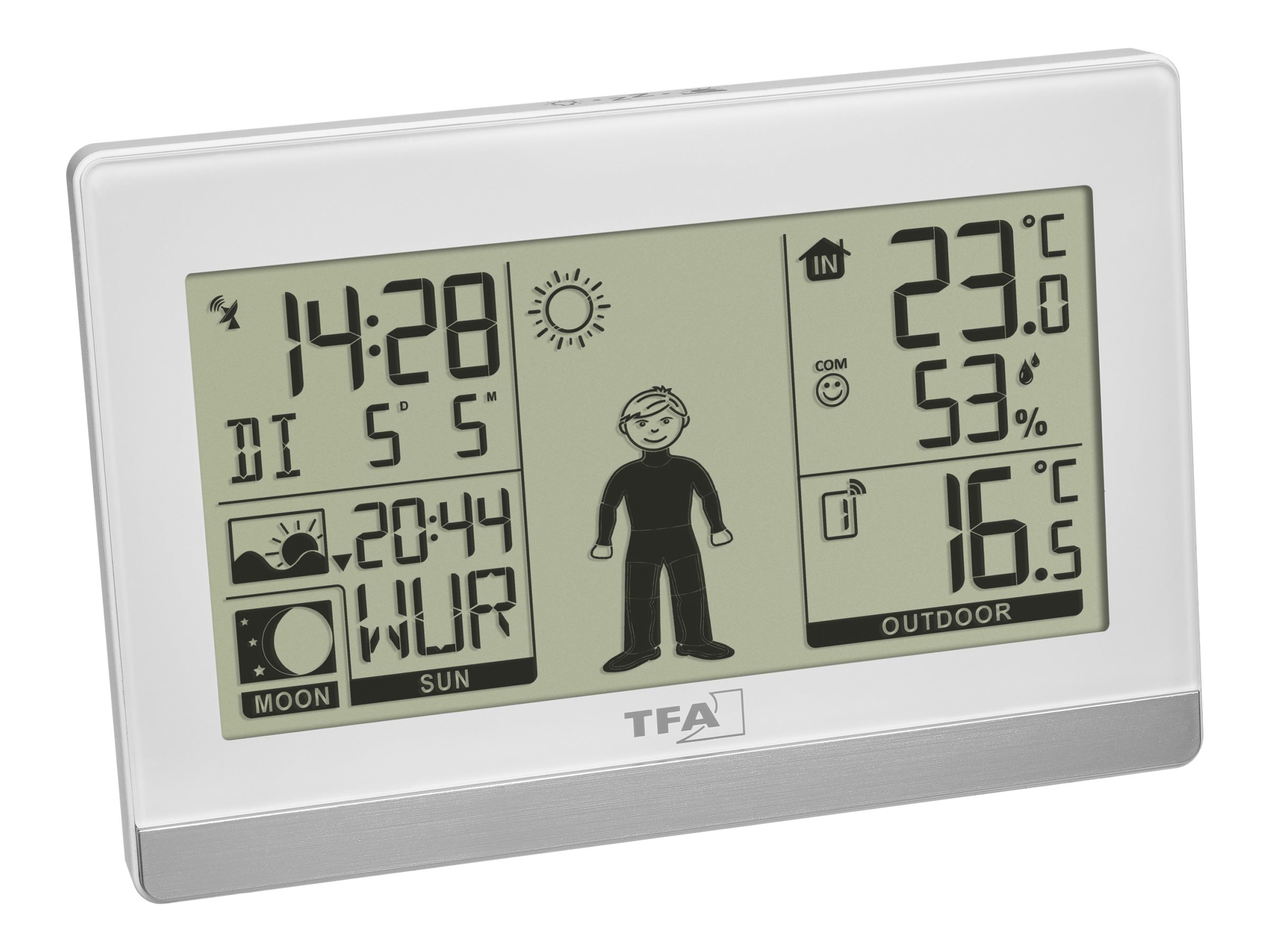 TFA Dostmann Weather Boy 35.1159.02 Trådløs vejrstation Prognose for 12 til 24 timer
