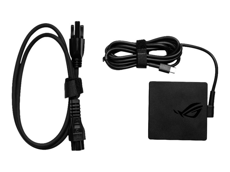 Asus Rog 100w Usb-c Adapter Strømadapter Og Vekselret Indendørs Sort 100w