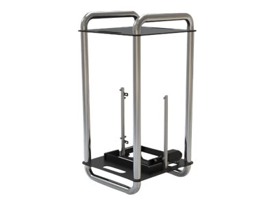 Streacom DA6 - Mini-ITX tower - Kabinet - Desktop slimline - Sølv