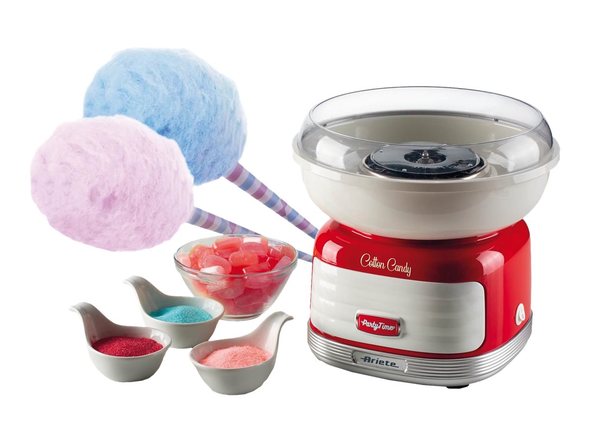 Ariete Party Time 2973 - Candy floss fabrikant - 450 W - rød