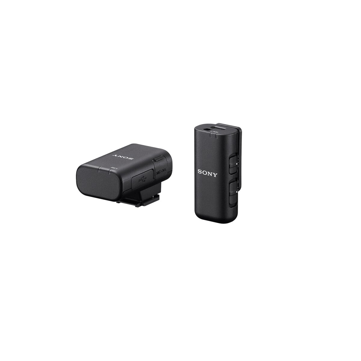 Sony ECM-W3S Trådløst mikrofonsystem Trådløs Kabling -20dBFS Mono Omni-directional Sort