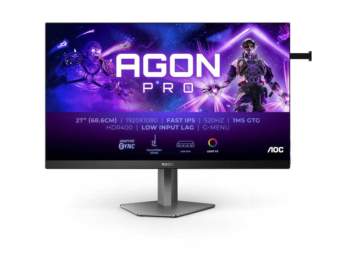 AOC AGON PRO AG276FK 27" IPS 1920 x 1080 (Full HD) HDMI DisplayPort 520Hz billede