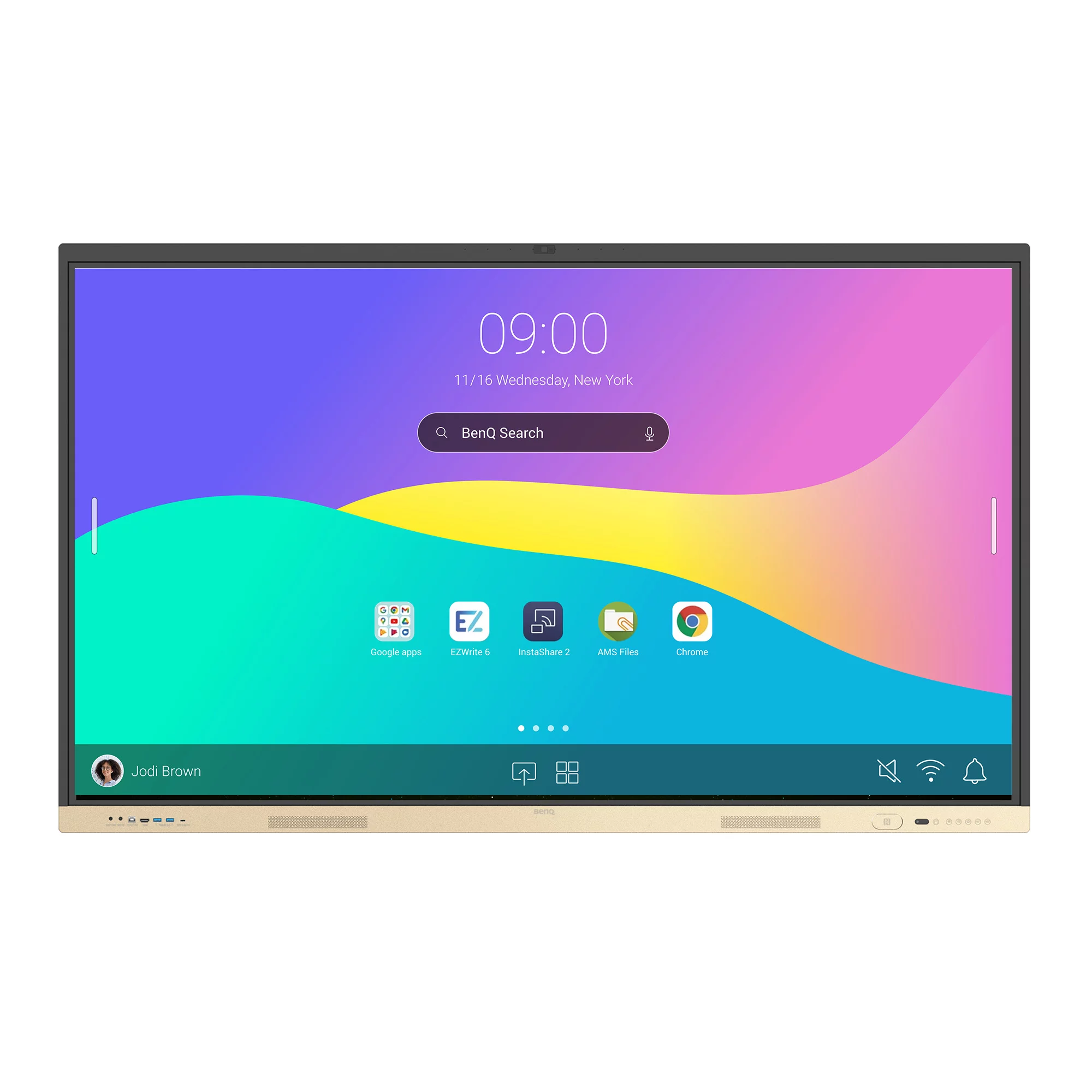 BenQ RE9804FV Interaktivt whiteboard 2,49 m (98") 3840 x 2160 pixel Berøringsskærm Sort