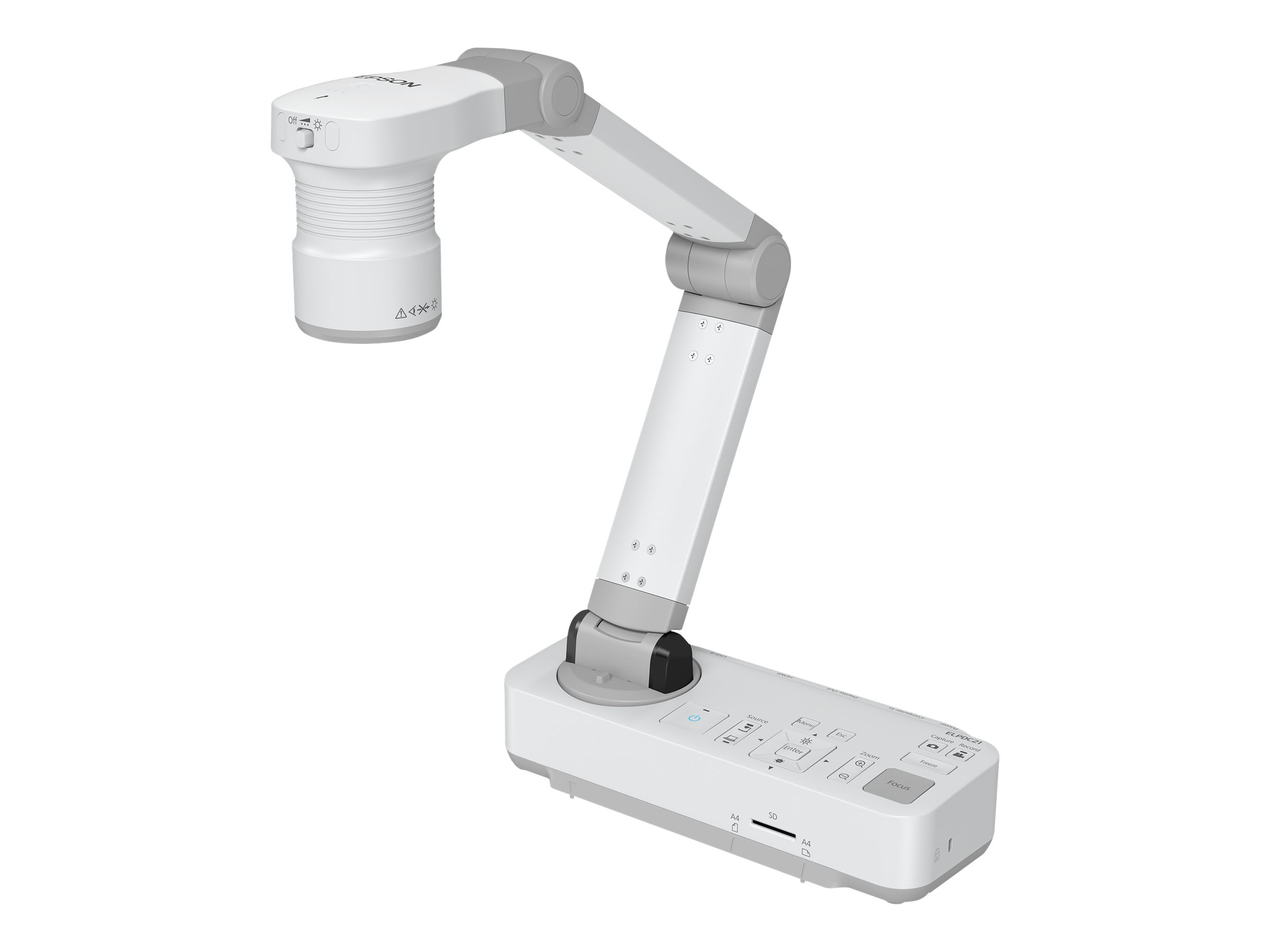Epson ELPDC21 - Digitalkamera for dokumenter - farve - 2.1 MP - 1920 x 1080 - audio - VGA, HDMI - USB