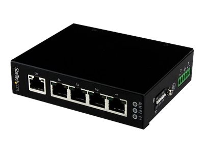 StarTech.com 5 Port Unmanaged Industrial - DIN Rail / Wall-Mountable Network - Rugged IP30 (IES51000) Switch 5-porte Gigabit