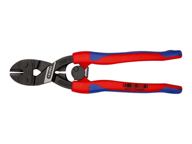 KNIPEX cobolt 71 12 200, kompakt boltsaks, 200 mm, med fjeder, greb med slanke flerkomponent-håndtag