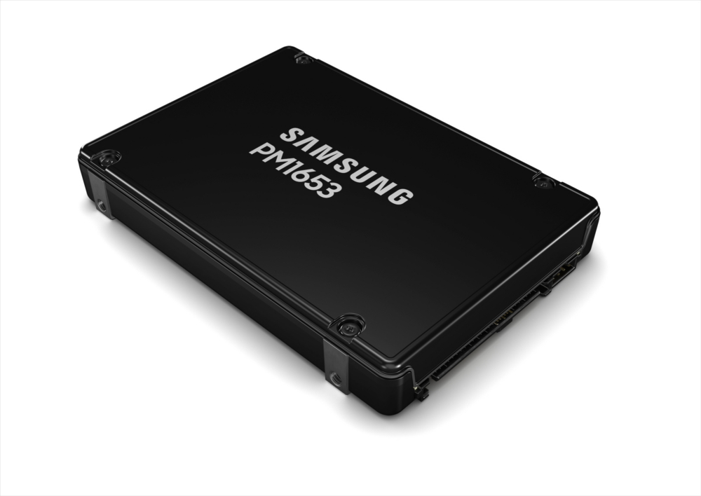 Samsung PM1653 MZILG3T8HCLS - SSD - 3.84 TB - intern (stationær) - 2.5 - SAS 24Gb/s