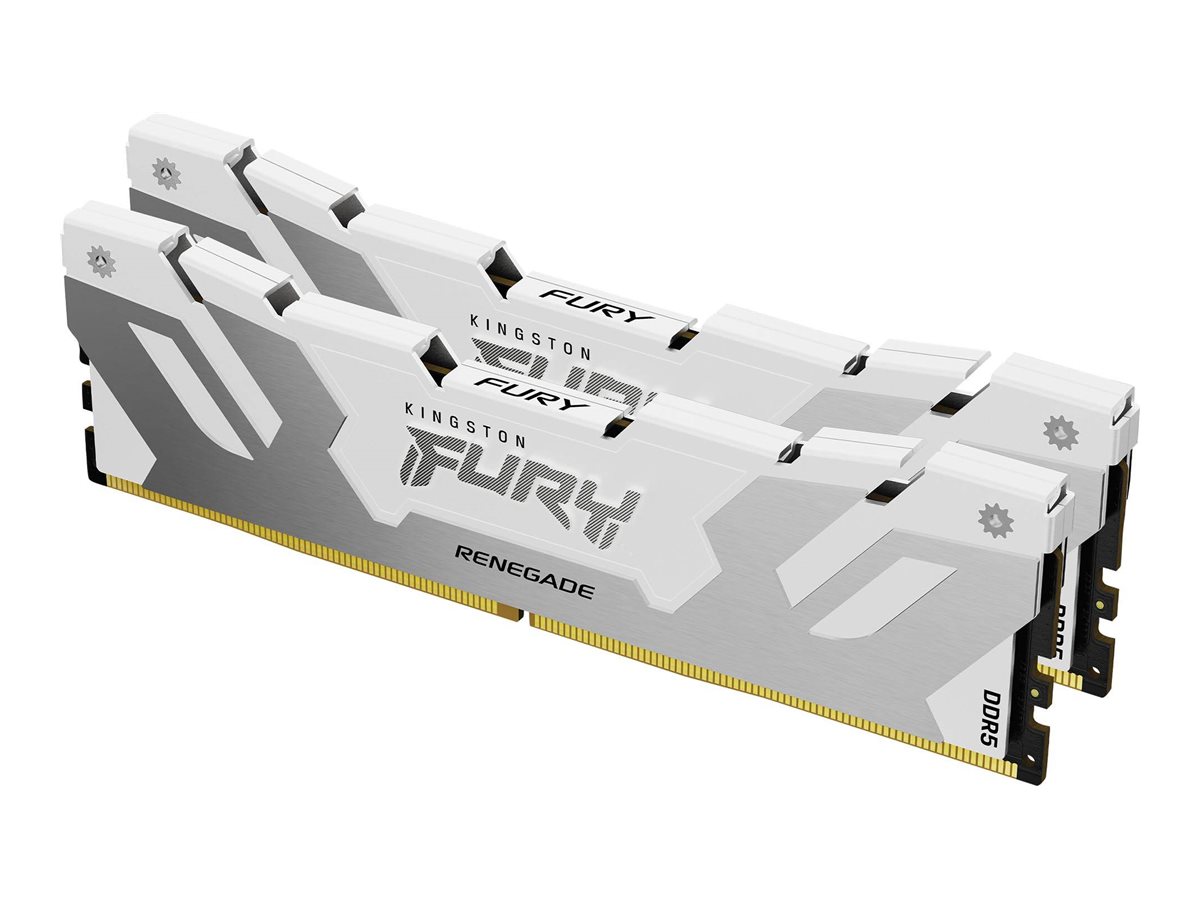 Kingston FURY Renegade DDR5-8000 - 32GB - CL38 - Dual Channel (2 pcs) - Intel XMP - Hvid