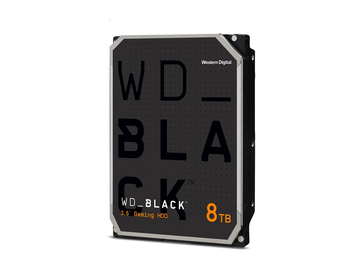 WD Black 8002FZBX - hard drive - 8 TB - gaming - SATA 6Gb/s - 8TB - Harddisk - WD8002FZBX - SATA-600 - 3.5"