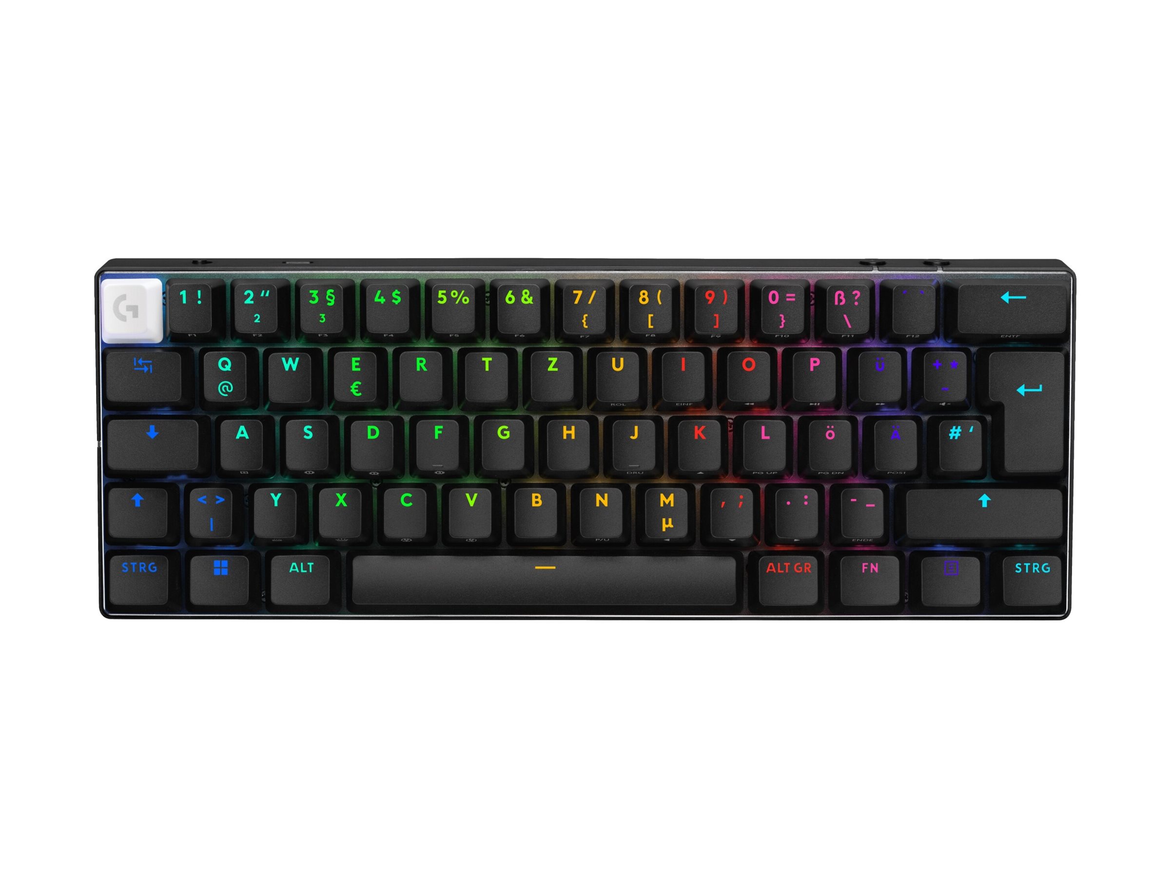 Logitech G PRO X 60 LIGHTSPEED - Gaming Tastatur - Uden Numpad - Amerikansk engelsk - Sort