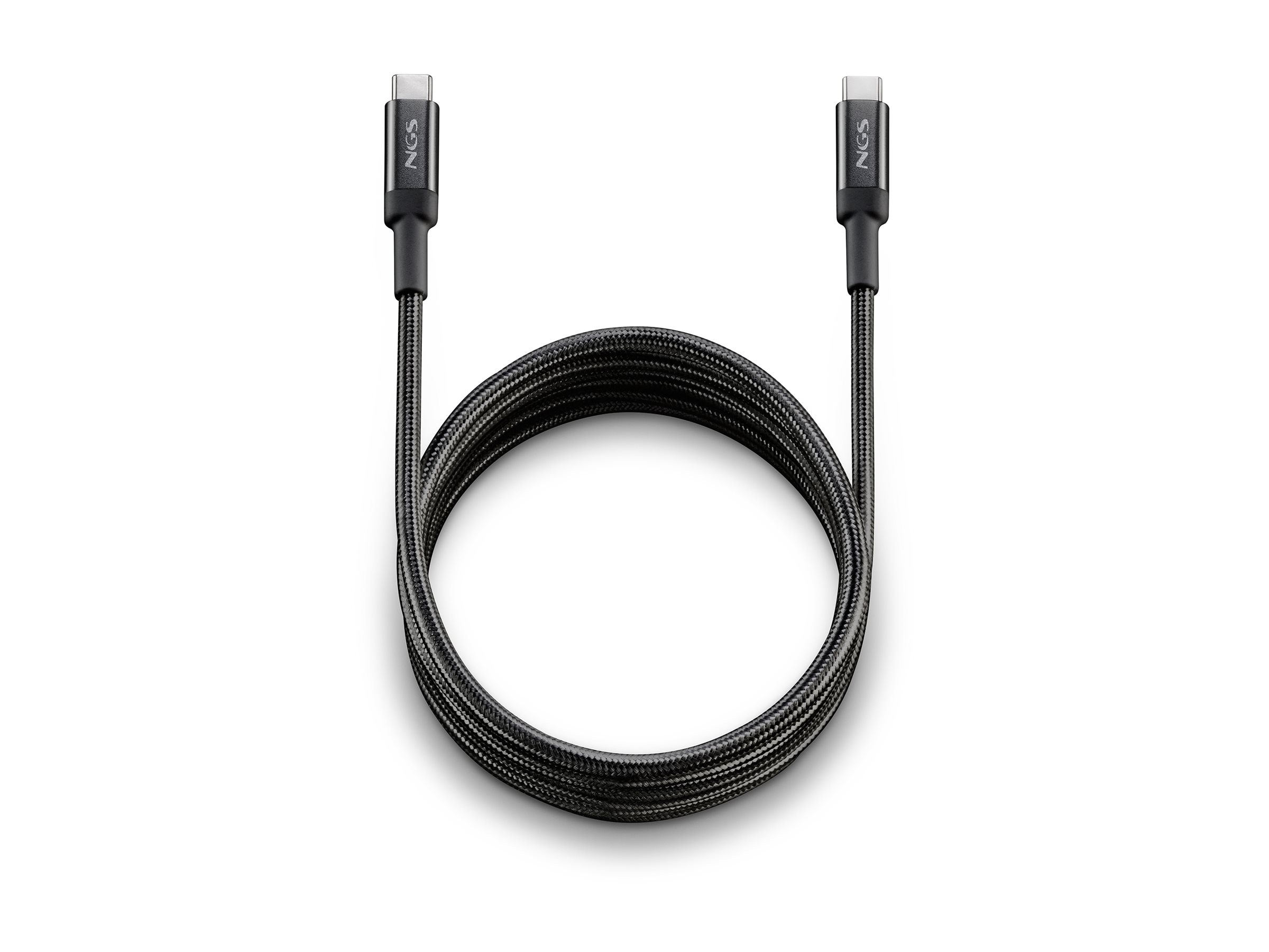 NGS KNOT100W-2 USB-C til USB-C kabel 2 m - Sort