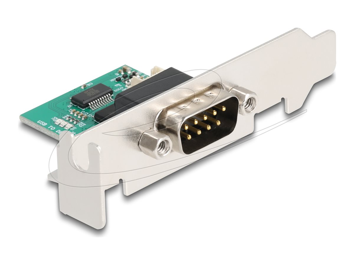Delock Seriel adapter 30cm Sort