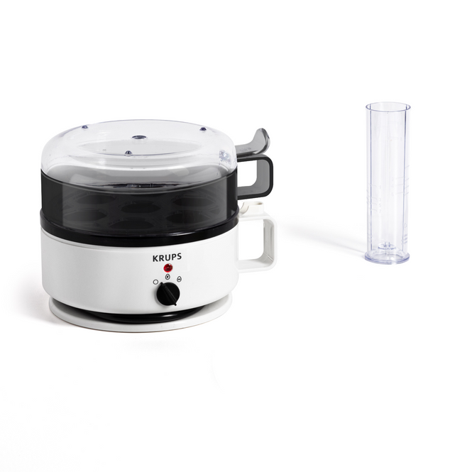 Krups EG 230115, 7 æg, Plast, Dreje, Hvid, 187 mm, 134 mm