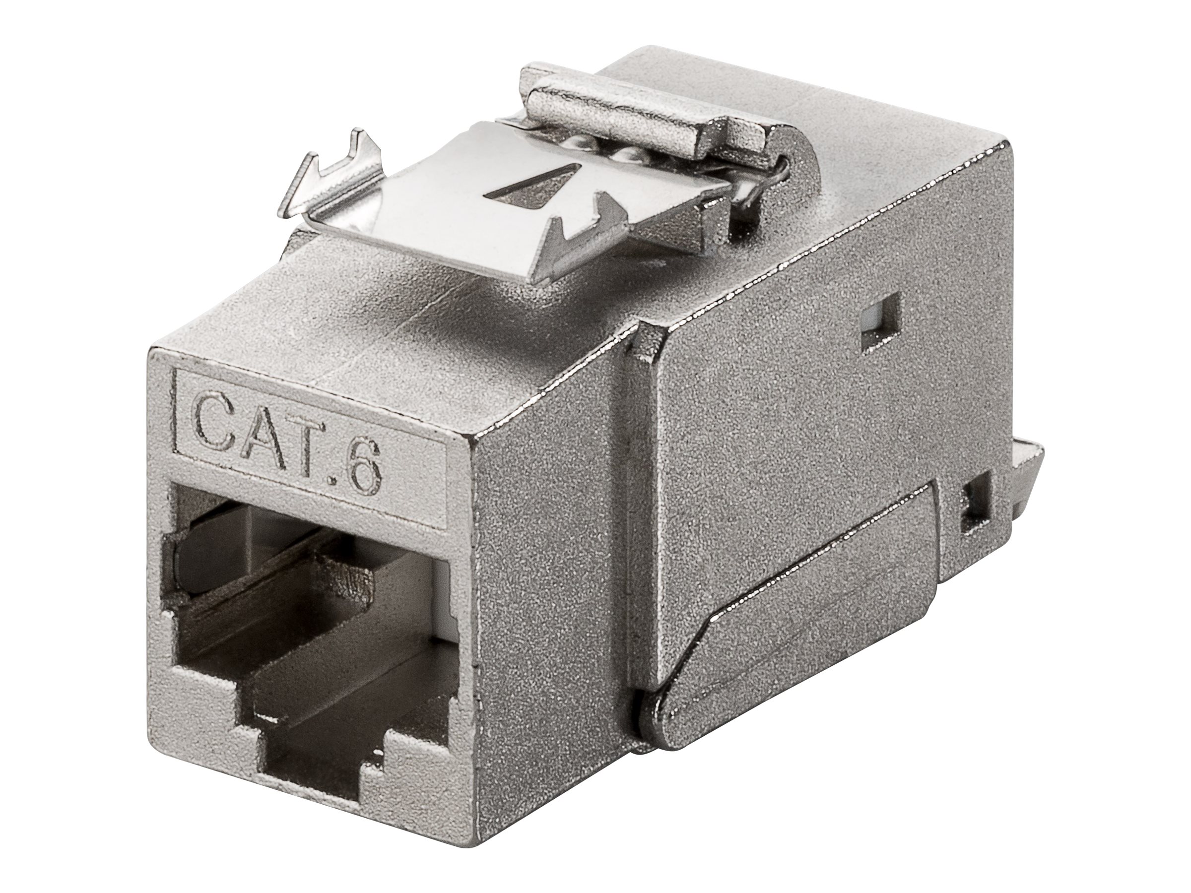 Goobay Keystone modul RJ45 CAT 6, STP, 250 MHz 17,0 mm bred, krokodilletype, til værktøjsfri IDC-montering, snap-in-system