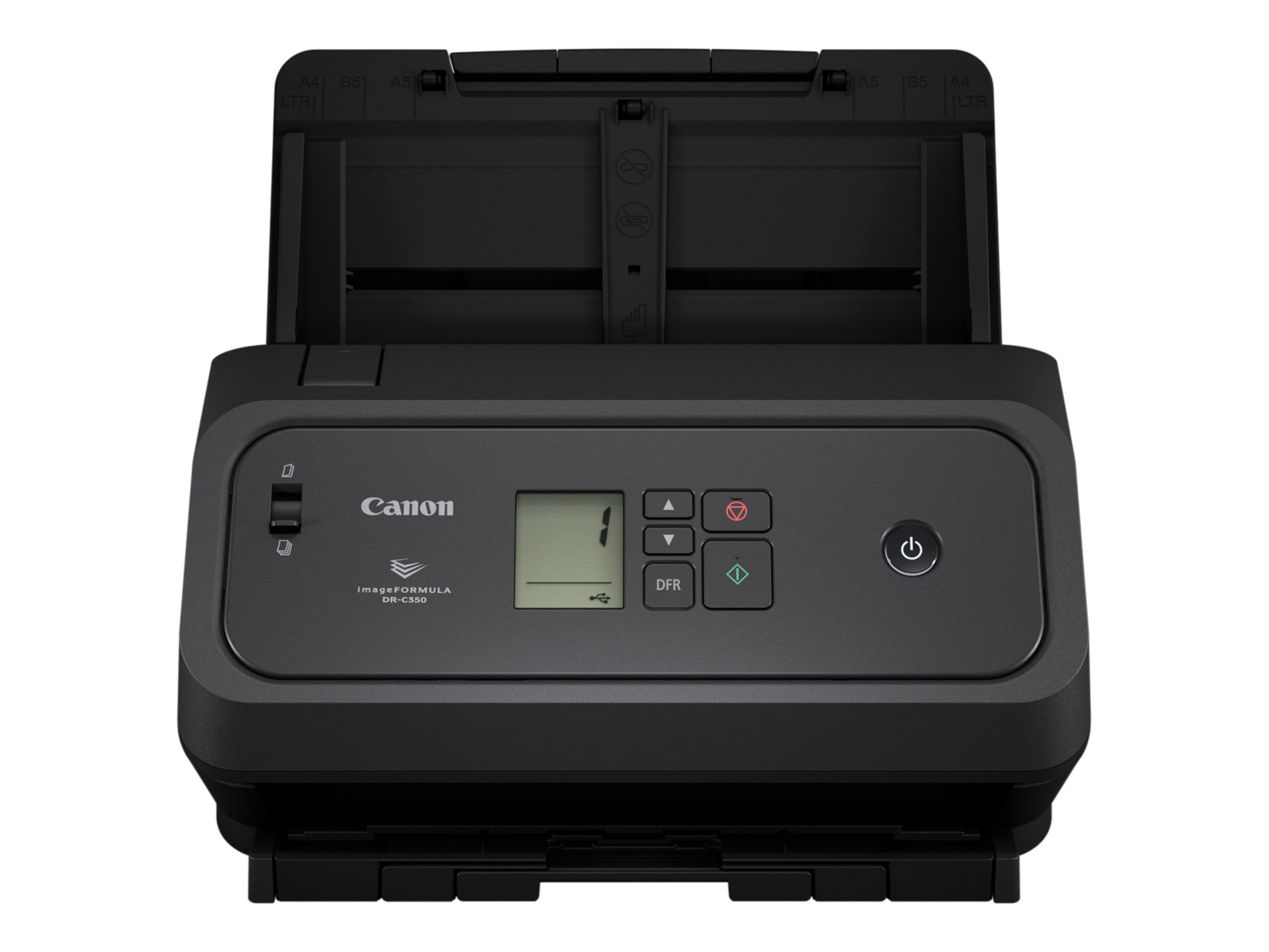Canon imageFORMULA DR-C350 - Dokumentscanner - CMOS / CIS - Duplex - Legal - 600 dpi - op til 50 ppm (mono) / op til 50 ppm (farve) - ADF (100 ark) - op til 7000 scanninger pr. dag - USB 2.0