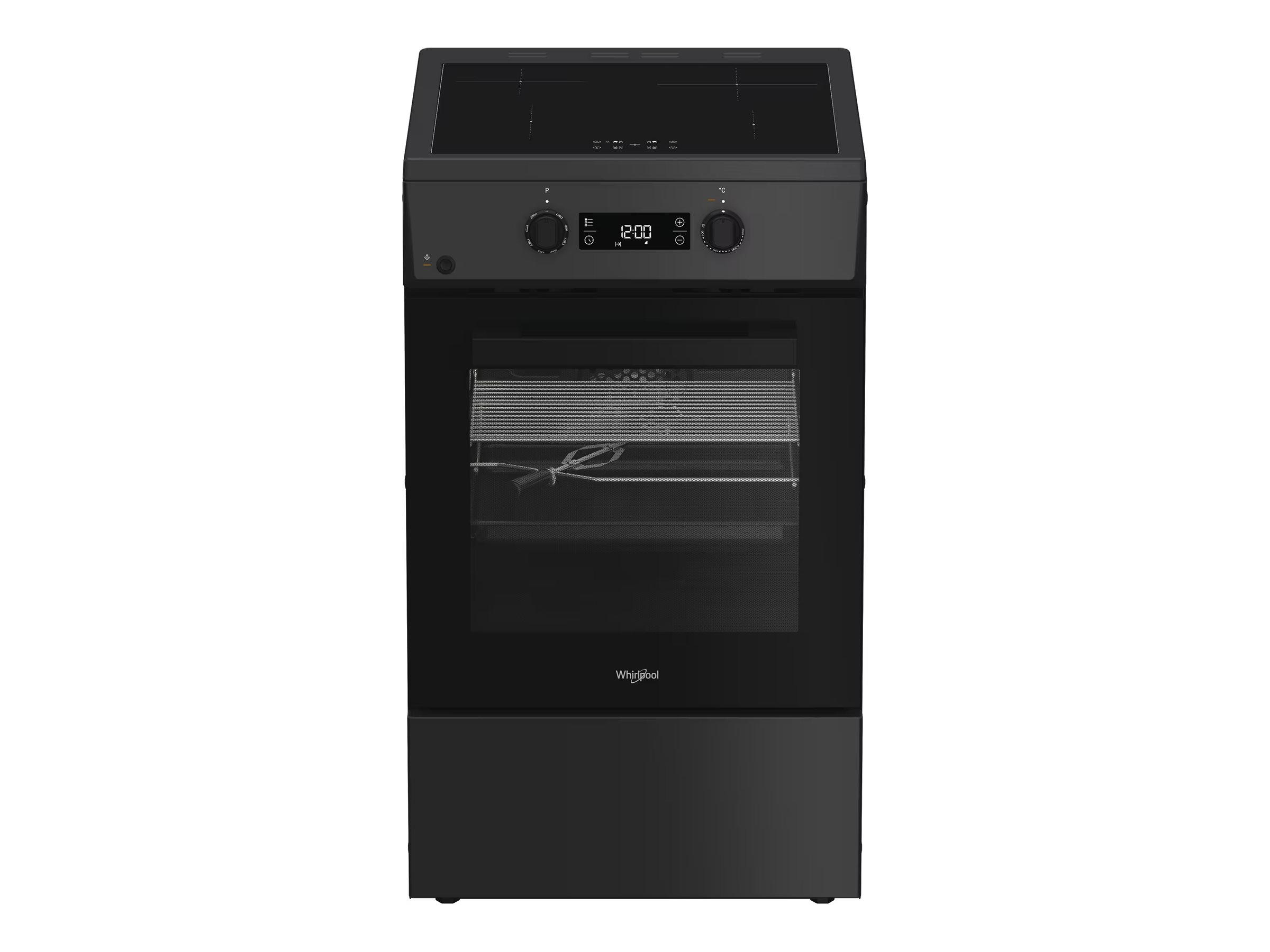 Whirlpool Antracit Elektrisk ovn 60liter Komfur Induktionskogeplade