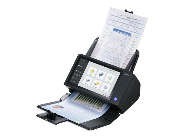 Canon imageFORMULA ScanFront 400 - Dokumentscanner - CMOS / CIS - Duplex - 216 x 3048 mm - 600 dpi x 600 dpi - op til 45 ppm (mono) / op til 45 ppm (farve) - ADF (60 ark) - op til 6000 scanninger pr. dag - USB 2.0, LAN