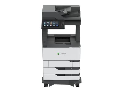 Lexmark MX822ade - Multifunktionsprinter - S/H - laser - 215.9 x 355.6 mm (original) - A4/Legal (medie) - op til 52 spm (kopiering) - op til 52 spm (udskriver) - 1200 ark - 33.6 Kbps - USB 2.0, Gigabit LAN, USB 2.0 vært