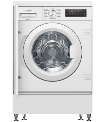 Siemens iQ700 WI14W443 - Vaskemaskine - indbygget - bredde: 59.6 cm - dybde: 57.4 cm - højde: 81.8 cm - frontbetjening - 55 liter - 8 kg - 1400 rpm -