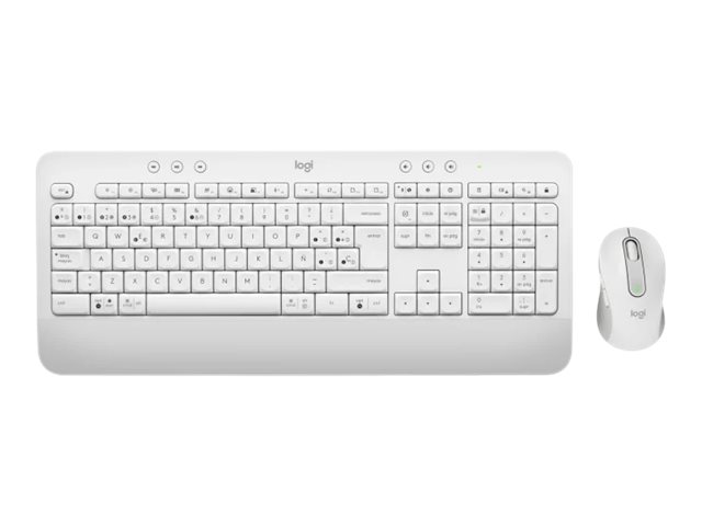 Logitech Signature MK650 Combo for Business - Sæt med mus og tastatur - trådløs - Bluetooth LE - QWERTY - nordisk (dansk/finsk/norsk/svensk) - off-white