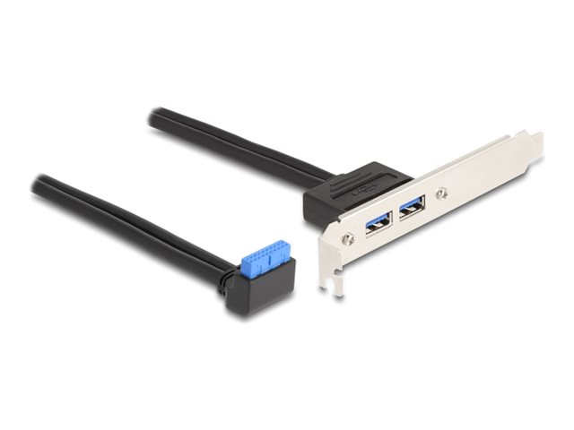 Delock USB-kabel 50cm Sort