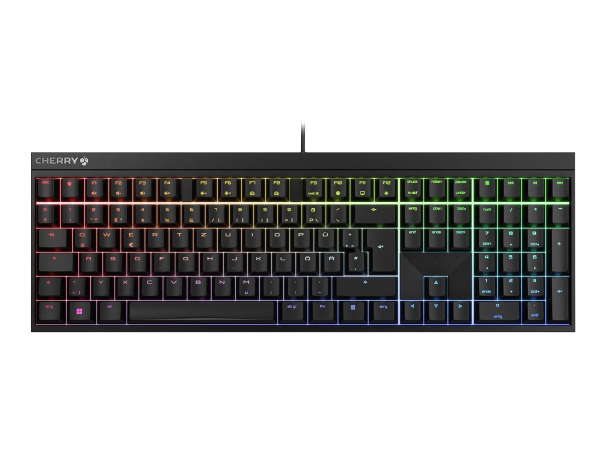 CHERRY MX 2.0S Tastatur Mekanisk RGB/16 millioner farver Kablet Tysk