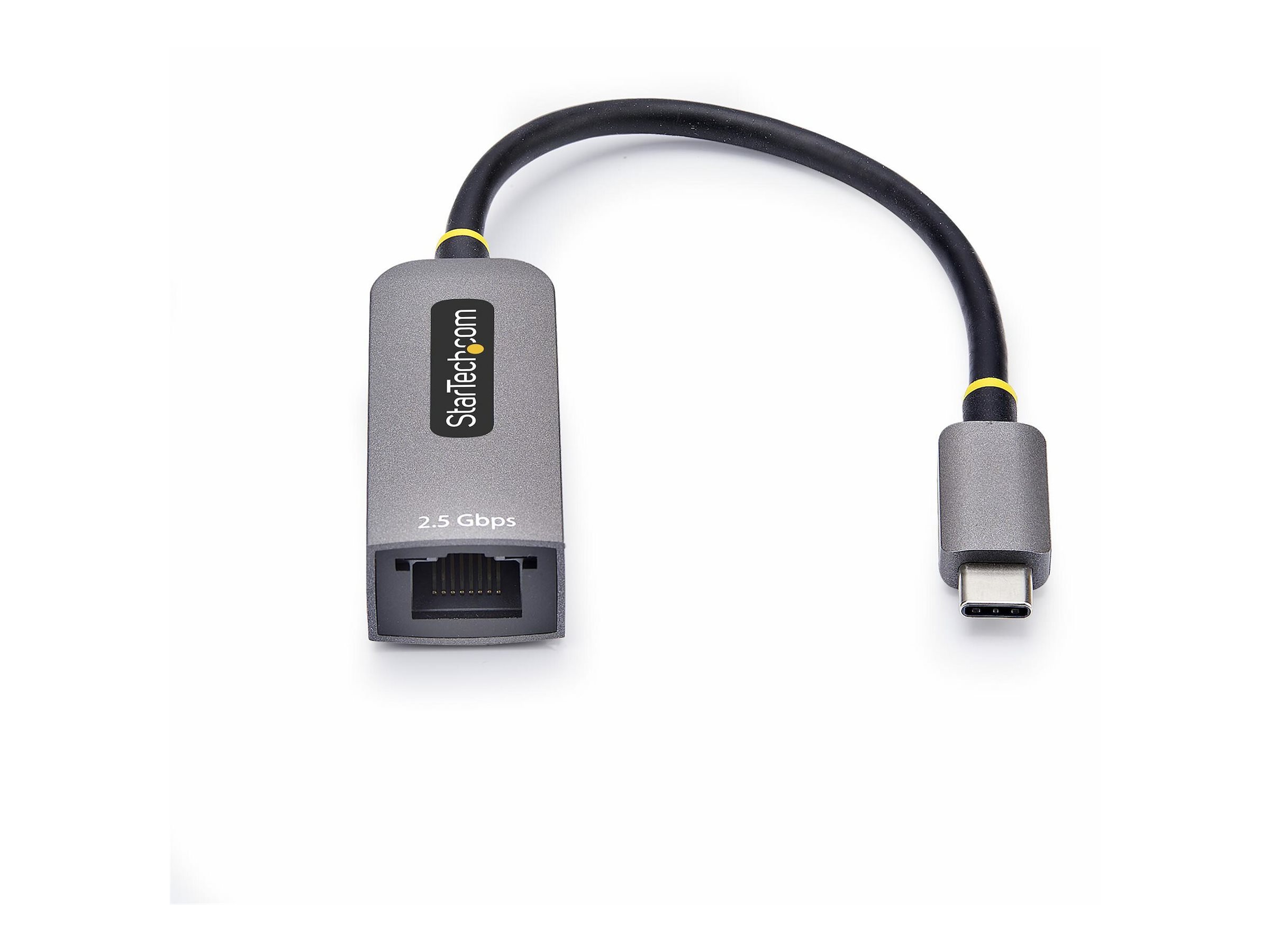 Startech 2.5GbE USB-C to Ethernet Adapter - Netværksadapter - USB-C 3.2 Gen 1 / Thunderbolt 3 - 10M/100M/1G/2,5 Gigabit Ethernet - space grey